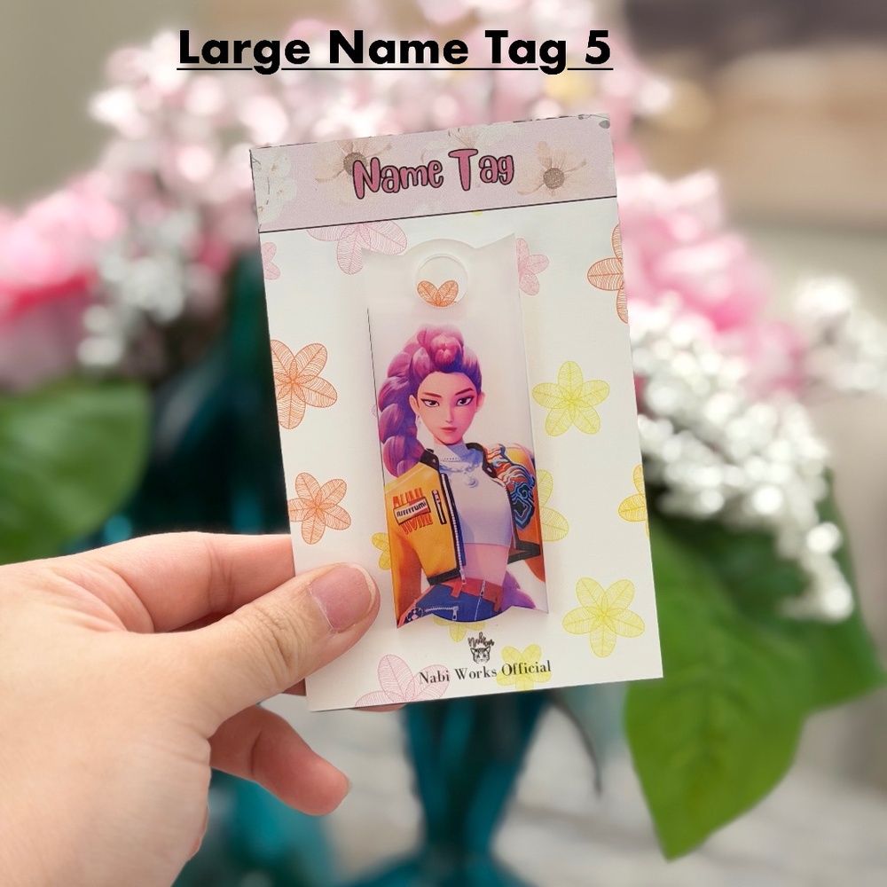 40 oz Stanley Tumbler Acrylic Nameplate Accessories H2.0 Stanley Name Tag - Big